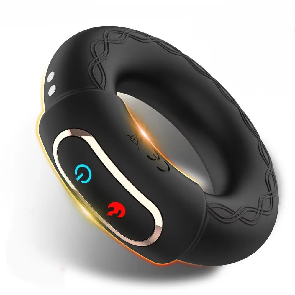 Cock Ring - massager  10-Frequency Vibration Men Toy