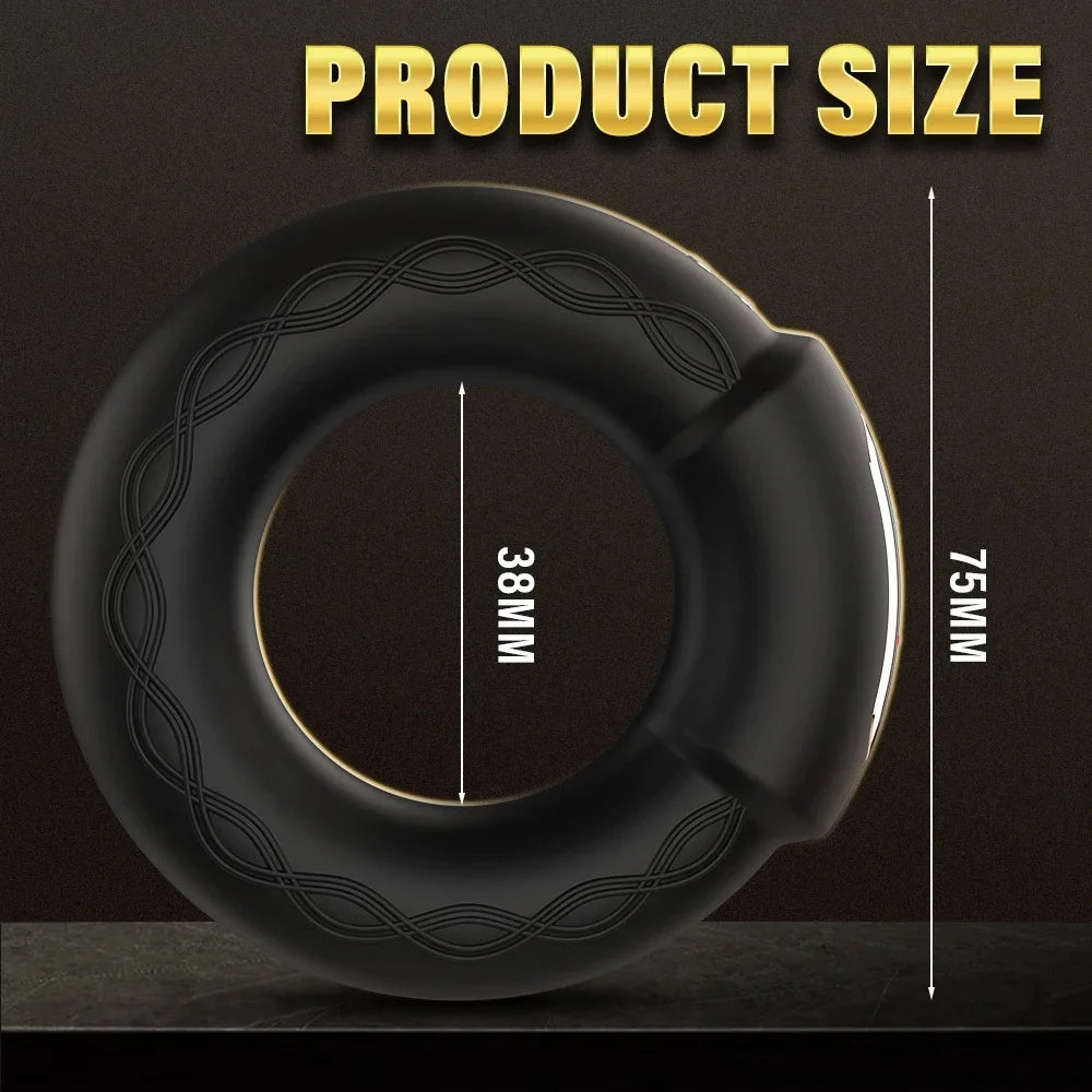 Cock Ring - massager  10-Frequency Vibration Men Toy