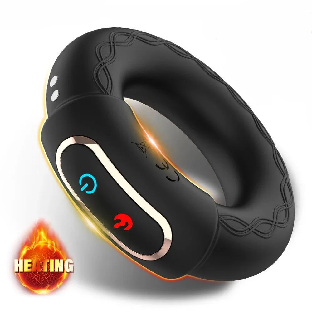 Cock Ring - massager  10-Frequency Vibration Men Toy