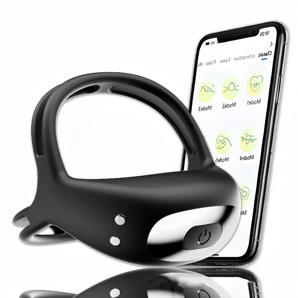 Cock Ring - massager  10-Frequency Vibration Men Toy
