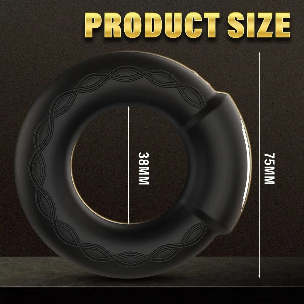 Cock Ring - massager  10-Frequency Vibration Men Toy