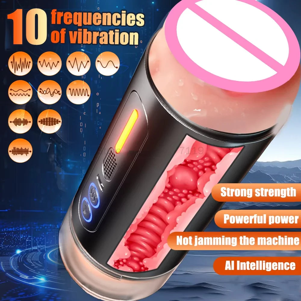 Male Automatic Vibration Machine- for Adult Men