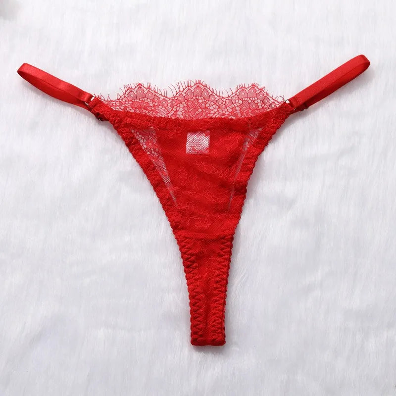4 Piece Set Sexy Lingerie Set - Ruffled Skirt Garter Socks Sexy Underwear Suit