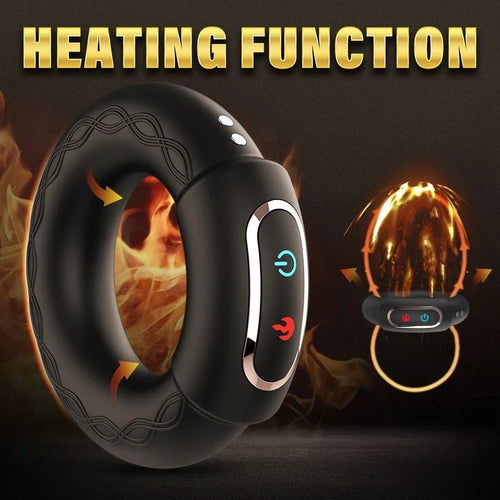 Cock Ring - massager  10-Frequency Vibration Men Toy