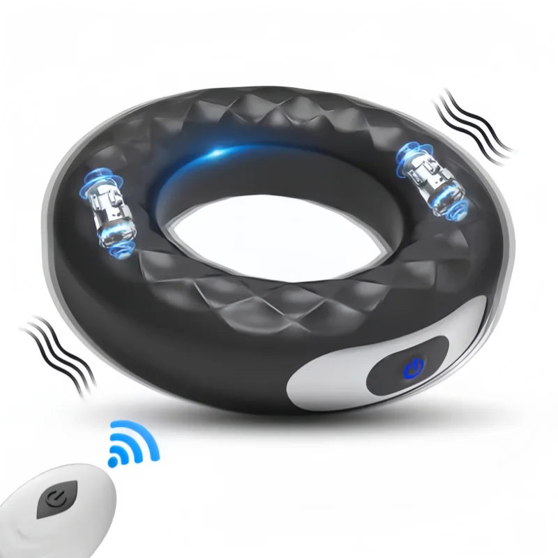 Cock Ring - massager  10-Frequency Vibration Men Toy